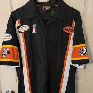 Harley Davidson Button up mens medium